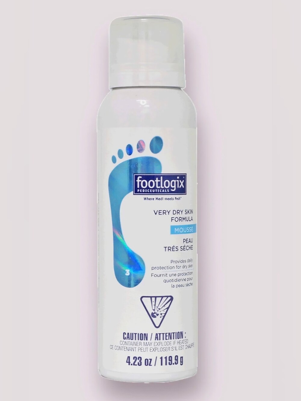 Very Dry Skin Formula Mousse - White & Blue